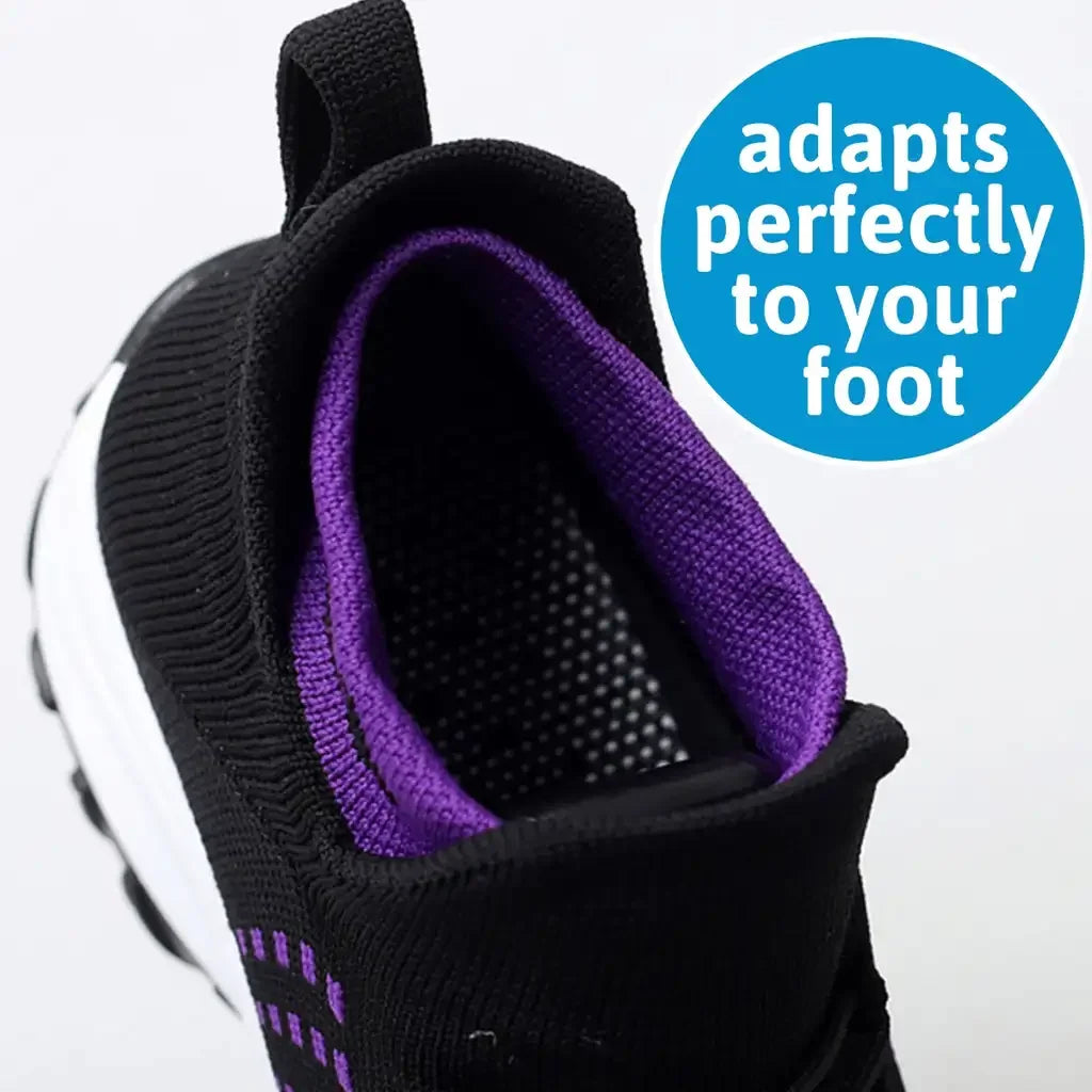 Ergonomic Pain Relief Footwear Fall Large Size Shoes Women Thick-soled Swing Sneaker Sock Mother Shoes Flying Knitting Comfy Fit